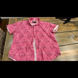 Robert Graham shirt sleeve button down shirt